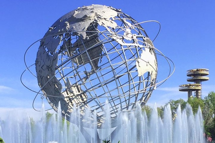 Discover the historical significance of the Unisphere amidst lush landscapes where tales of innovation and culture blend seamlessly at the New York World’s Fair Site.